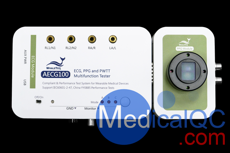 whaleteq AECG100脈搏血氧心電測試儀，AECG100穿戴式脈搏血氧及心電測試裝置
