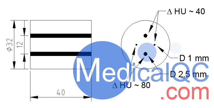 QRM Micro-CT低對比度模體，QRM-MicroCT-LC低對比度模體